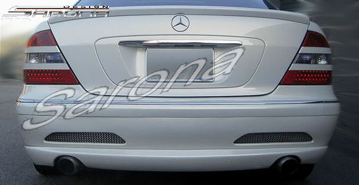 Custom Mercedes S Class Rear Bumper  Sedan (2000 - 2006) - $490.00 (Part #MB-025-RB)